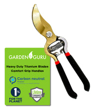 Load image into Gallery viewer, Professional Titanium Bypass Garden Pruner