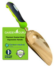 Load image into Gallery viewer, Titanium Garden Scoop Trowel