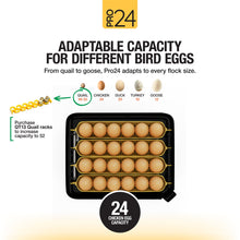 Load image into Gallery viewer, Pro24 Tabletop Automatic Egg Incubator (24 Eggs)
