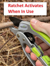 Load image into Gallery viewer, Professional Ratchet Garden Pruning Shears