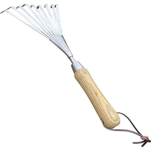 Stainless Steel Garden Hand Rake – Live Aquaponics