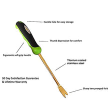 Load image into Gallery viewer, Titanium Dandelion Weeder Tool