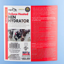 Load image into Gallery viewer, Heated Deluxe Hen Hydrator - 3 Gallon