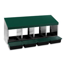 Load image into Gallery viewer, Multi-Compartment Poultry Laying Nesting Boxes with Easy-Clean Plastic Floors