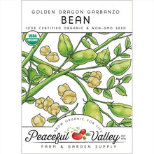 Load image into Gallery viewer, Bean, Garbanzo Golden Dragon - Organic