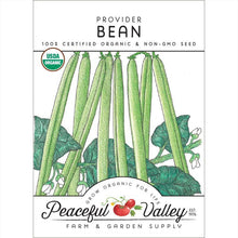 Load image into Gallery viewer, Bean, Bush Provider - Organic