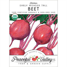 Load image into Gallery viewer, Beet, Early Wonder Tall - Organic
