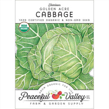 Load image into Gallery viewer, Cabbage, Golden Acre - Organic