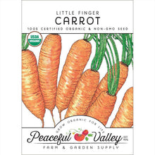 Load image into Gallery viewer, Carrot, Little Finger - Organic