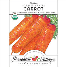 Load image into Gallery viewer, Carrot, Scarlet Nantes - Organic