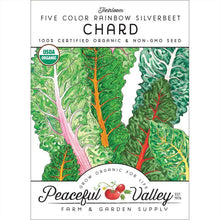 Load image into Gallery viewer, Chard,  Five Color Silverbeet - Organic