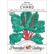 Load image into Gallery viewer, Chard, Red Ruby - Organic
