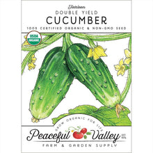 Load image into Gallery viewer, Cucumber, Double Yield - Organic
