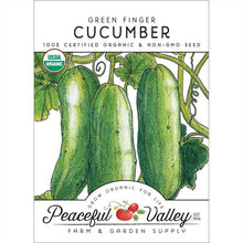 Load image into Gallery viewer, Cucumber, Green Finger - Organic