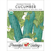 Load image into Gallery viewer, Cucumber, Marketmore 76 - Organic