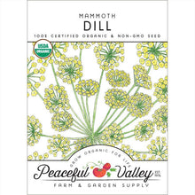 Load image into Gallery viewer, Dill, Mammoth - Organic