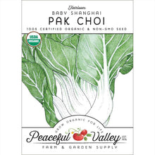 Load image into Gallery viewer, Pak Choi, Baby Shanghai - Organic