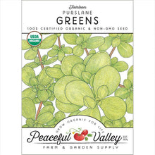 Load image into Gallery viewer, Purslane Greens - Organic