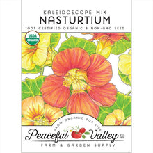 Load image into Gallery viewer, Nasturtium, Kaleidoscope Mix Seeds - Organic