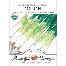 Load image into Gallery viewer, Onion, Evergreen Bunching - Organic