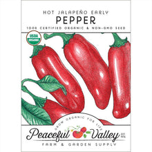 Load image into Gallery viewer, Pepper, Hot Jalapeno Early - Organic