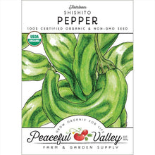 Load image into Gallery viewer, Pepper, Shishito - Organic