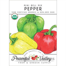 Load image into Gallery viewer, Pepper, Mini Bell Mix Sweet - Organic