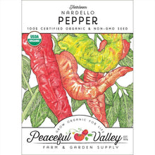 Load image into Gallery viewer, Pepper, Nardello Sweet - Organic