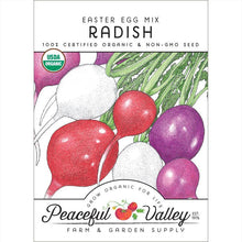 Load image into Gallery viewer, Radish, Easter Egg Mix - Organic