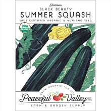 Load image into Gallery viewer, Summer Squash, Black Beauty - Organic