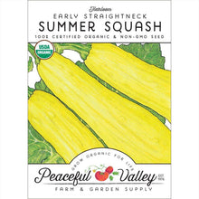 Load image into Gallery viewer, Summer Squash, Early Straightneck - Organic