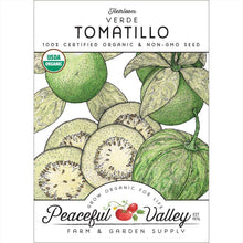 Load image into Gallery viewer, Tomatillo, Verde - Organic