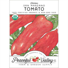 Load image into Gallery viewer, Tomato, San Marzano - Organic