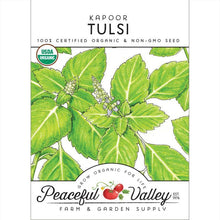Load image into Gallery viewer, Basil, Kapoor Tulsi - Organic