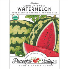 Load image into Gallery viewer, Watermelon, Crimson Sweet - Organic