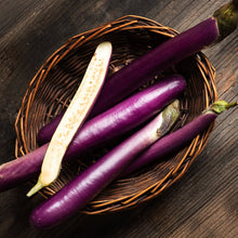 Load image into Gallery viewer, Eggplant, Long Purple Seeds - Organic