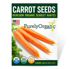 Load image into Gallery viewer, Carrot, Scarlet Nantes - Organic