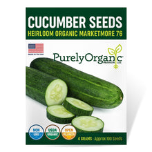 Load image into Gallery viewer, Cucumber, Marketmore 76 - Organic