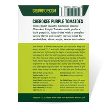 Load image into Gallery viewer, Tomato, Cherokee Purple - Organic
