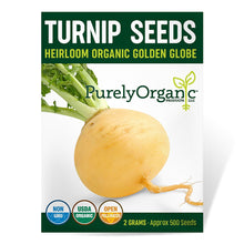 Load image into Gallery viewer, Turnip, Golden Globe - Organic