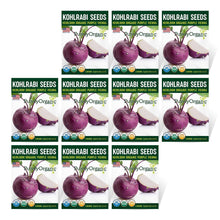 Load image into Gallery viewer, Kohlrabi, Purple Vienna - Organic