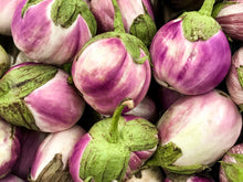 Load image into Gallery viewer, Eggplant, Italian Rosa Bianca - Organic
