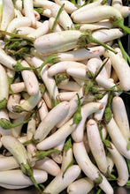 Load image into Gallery viewer, Eggplant, White Star Finger Fruit