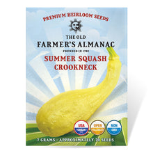 Load image into Gallery viewer, Summer Squash, Yellow Crookneck Seeds