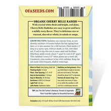 Load image into Gallery viewer, Radish, Cherry Belle - Organic