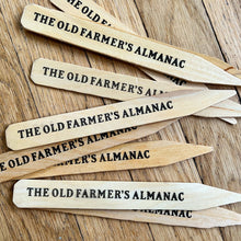 Load image into Gallery viewer, Wooden Garden Seed &amp; Plant Markers