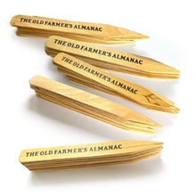 Load image into Gallery viewer, Wooden Garden Seed &amp; Plant Markers