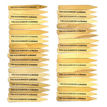 Load image into Gallery viewer, Wooden Garden Seed &amp; Plant Markers